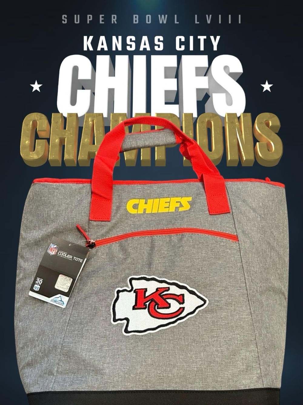 Kansas City Chiefs, Rawlings Soft Cooler Tote
